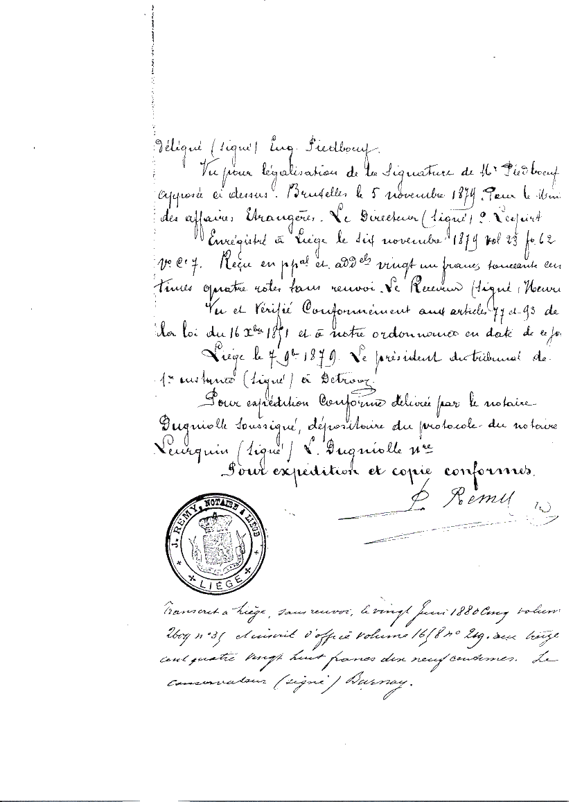 Vers la première